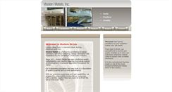 Desktop Screenshot of modernmetalsindia.com